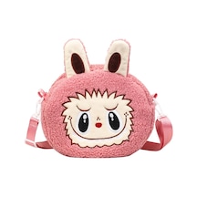 Labubu Crossbody Çanta Anime Kawaii Omuzdan Askili Çanta Karikatür Kadın A A Çok Renkli