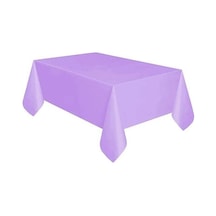 Düz Makaron Lila Masa Örtüsü 120x180 Cm
