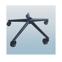 Sandofis Siyah Metal Yıldız Ayak+oyuncu Çalışma Koltuğu Tekeri