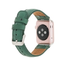 Bouletta Apple Watch Uyumlu Deri Kordon 42-44-45Mm De6 Yeşil