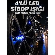 4'lü Araç Sibop Led Işığı Otomatik Açılan Lastik Işığı Seti - Lisinya