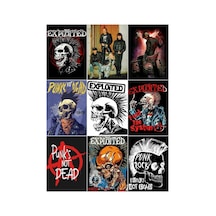 Metal Müzik Grupları - The Exploited -punk Çoklu Sticker Seti