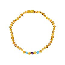 Chavin Kehribar Kolye Kız Erkek Çocuk Bebek Diş Kolyesi Ei02