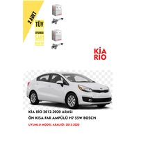 Kia Rio 2012-2020 Arası Ön Kısa Far Ampülü 2 Adet Sarı Renk