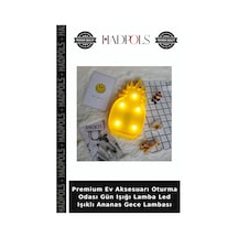 Premium Ev Aksesuarı Oturma Odası Gün Işığı Lamba Led Işıklı Ananas Gece Lambası