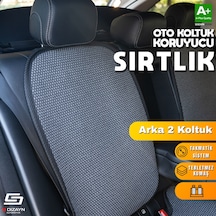 Oto Arka Koltuk Sırt Koruyucu Kılıf Füme Universal 2 Parça A+ Kalite