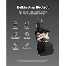 Kompakt Duvar Şarj Cihazı 45 W, Apple İphone 17, 16 And 15 Serisi, Galaxy S25, İpad, Airpods Ve Daha Fazlası İçin Usb-c Güç İletimli Hızlı Şarj, Siyah