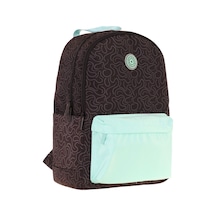 Kaukko Double Colors Üç Bölmeli Kız Çocuk Okul Ve Günlük Sırt Çantası - Siyah Turkuaz - K1835 Siyah - Turkuaz