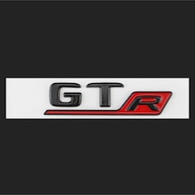 Gtr Piano Black-kırmızı Bagaj Yazısı 3m 3d Abs Mercedes Cl