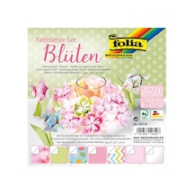 40119-2 Farklı Boyutta Katlanır Yaprak Seti, 15 X 15 Cm Formatında 50 Yaprak + 7,5 X 7,5 Cm Formatında 120 Yaprak, 7 Desen, Harika Katlanır Figürler, Çiçekler Ve Kelebekler İçin