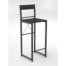 Retodesign Siyah Good Bar Sandalyesi 1652s Kumaş Yok