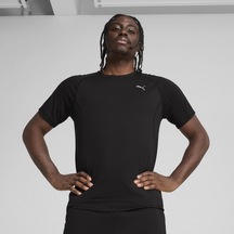 Puma Run Tri-blend Siyah Erkek Tişörtü 52660301 SIYAH