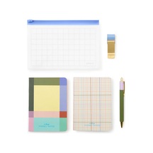 Kikkerland Inkerie Dosyalı On The Go Stationery Set Kırtasiye Seti Çok Renkli