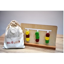 Montessori Renk Eşleştirme Mantıksal Zeka Oyunu