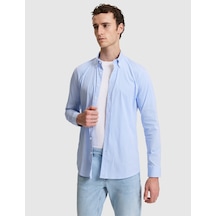 Pierre Cardin Erkek Mavi Gömlek Desenli 50320890-vr036