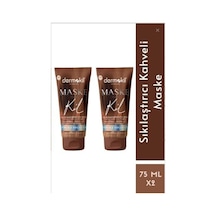 Dermokil Kahve İçerikli Soyulabilir Sıkılaştırıcı Kil Maskesi 2 x 75 ML