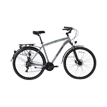 Bisan Comfortline Şehir Bisikleti 48 Cm V 26 Jant 21 Vites Metalik Gri Yeşil Gri
