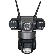 6mp 4g Sım Kartlı Güvenlik Kamerası Kablosuz 24 Saat İzleme Hareket Algılama Ip66 Dış Mekan Kamera
