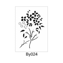 Boyutlu Desen Stencil Şablon 21X30 By-024