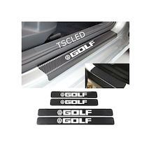 Volkswagen Golf Karbon Kapı Eşiği Koruma Sticker (4 Adet)