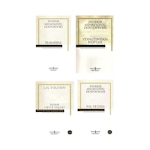 Dostoyevski 4 Kitap Set Suç Ve Ceza Yeraltından Notlar Kumarbaz Insan Neyle Yaşar