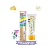 Jack N Jill Doğal Diş Bakım Seti Bunny&koala Diş Fırçası + Muz Aromalı Diş Macunu 50g