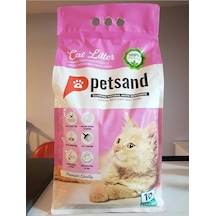 Petsand Premium Bebek Pudrası Kokulu Bentonit Kedi Kumu 10 L