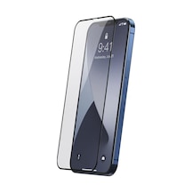 Baseus Apple Uyumlu   iPhone 12 Ekran Koruyucu Antiblue Light Tempered Siyah