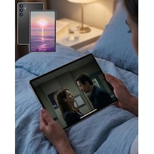 Wifi Destekli Android Tablet 10.1 İnç Geniş Ekran Tablet Seti Beyaz