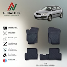 Kia Rio Hatchback 2005-2011 Uyumlu Havuzlu Oto Paspas