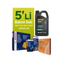 Bosch Peugeot 308 1.5 Dizel Filtre Bakım Seti-opet 5w30 4lt 2019-2024 5 Li