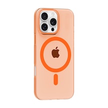 Joko Apple İphone 16 Pro Max Pc Blank Magsafe Kapak - Turuncu - Turuncu