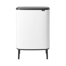 Brabantia Çöp Kutusu 30 + 30 Lt Bo Touch Dokunmatik Kapak Beyaz 1 Beyaz