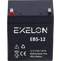 Exelon 12v 5 Ah Akü Kuru Tip 91 70 102 1,33 Kg Vrla Battery