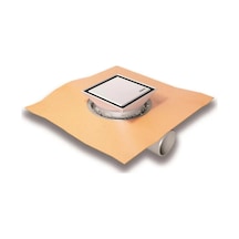 Hüppe Masterv Yalıtımlı Noktasal Su Gideri 15x15 Mat Yandan Çıkışlı 47h0026000000027