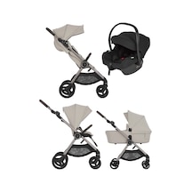 Anex Iq Premium Kabin Boya Dönüşebilen Çift Yönlü Bebek Arabası Portbebe ve Oto Koltuğu Dahil