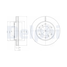 Fren Disk - Fiat Fullback - Delphı-bg4257