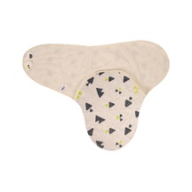 Sevi Bebe Organik Müslin Bebe Kundağı Art-306 Üçgen Desen Çok Renkli