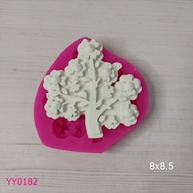 Yy0182 Yonca Yapraklı Ağaç Silikon Kalıp