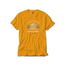 Mountain Camping Sarı Tişört