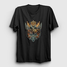 Presmono Unisex Goat In Flames T-shirt Siyah