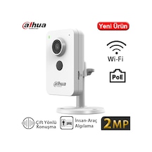 Dahua Ipc-k1230k-stw 2mp Wıfı Çift Taraflı Konuşma H265 Poe Cube Kamera