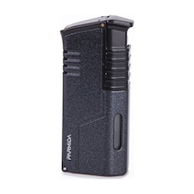 3 Torch Pürmüz Siyah Metal Puro Çakmağı - Tr7862