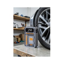 Akıllı Hava Kompresörü 6000mah Bataryalı Led Ekranlı Uczzzmc6619araçpompası-7