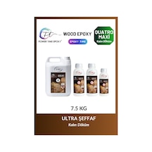 7.5 Kg Wood Epoxy Quatro Maxi/ Kalın Döküm Şeffaf Epoksi Reçine