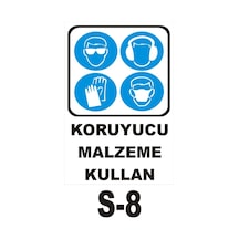 Pvc Dekota Uyarı - Ikaz Levhası Koruyucu Malzeme Kullan (44822750)