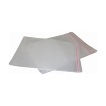30 X 45 + 5 Cm. Şeffaf Bantlı Jelatin - Yapışkanlı Poşet 25 Adet