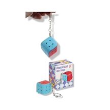 3x3x3 Renkli Magic Cube Anahtarlık Hızlı Dönüşlü Dayanıklı Ve Taşınabilir Akıl Zeka Küpü