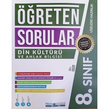 8. Sınıf Din Kültürü ve Ahlak Bilgisi Öğreten Soru Bankası- Pruva Akademi