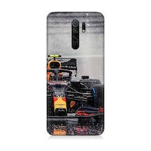 Xiaomi Redmi 9 Uyumlu Max Verstappen F1 Aracı Desenli Silikon Kılıf